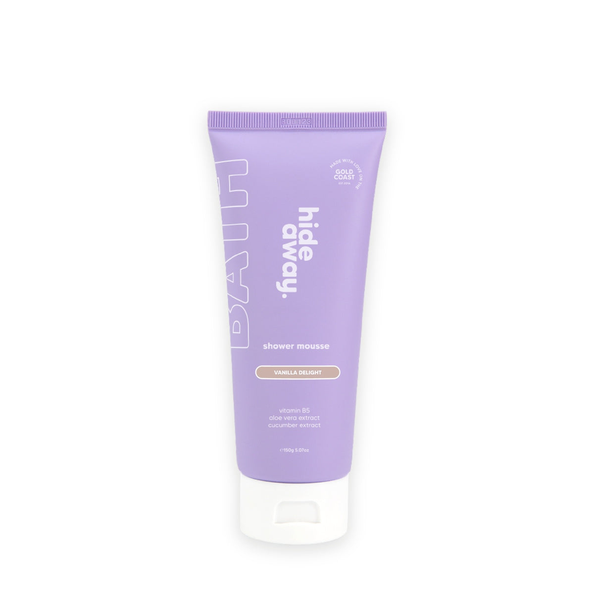 Hideaway. Vanilla Delight shower mousse