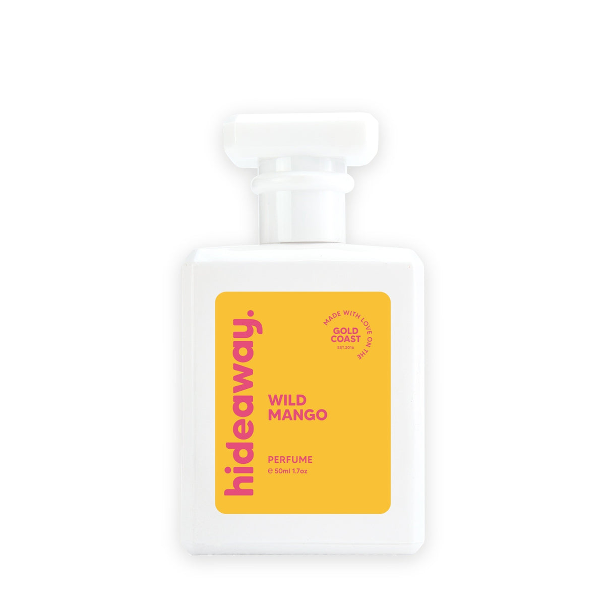 Hideaway. Wild Mango perfume 50ml bottle
