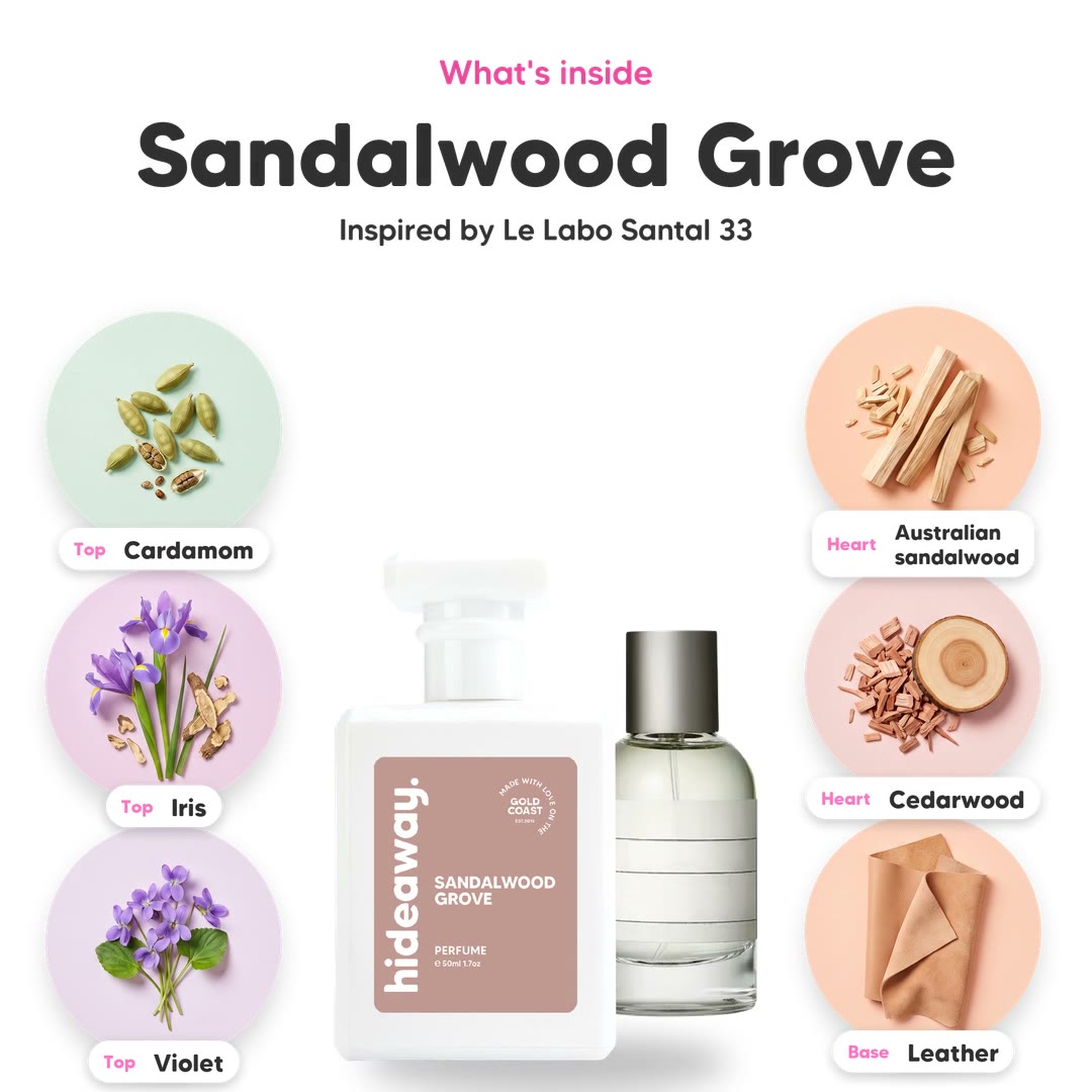The notes in Sandalwood Grove, animated