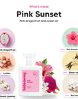 The notes in Pink Sunset, animated