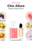 The notes in Chic Allure, animated