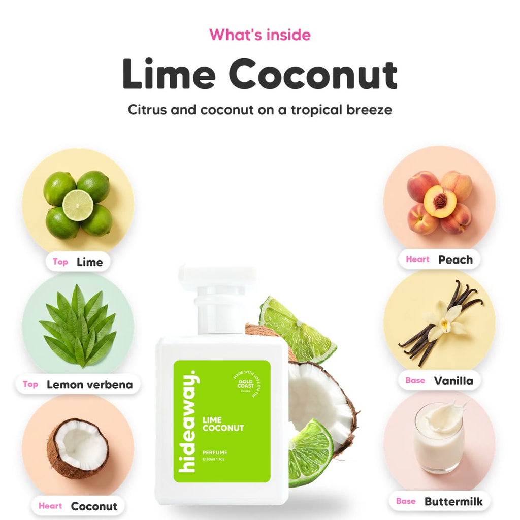 The notes in Lime Coconut, animated