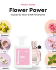 The notes in Flower Power, animated