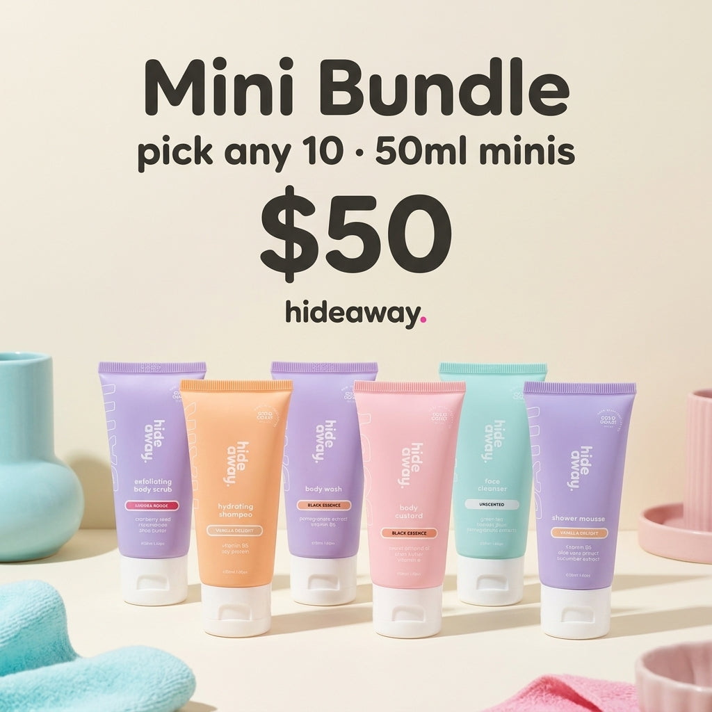 Mini Bundle — pick any 10 50ml minis for $50